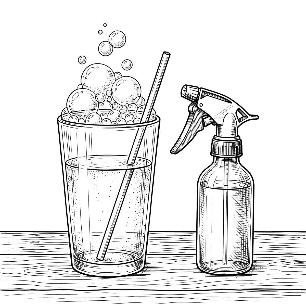 Spray and Bubbles